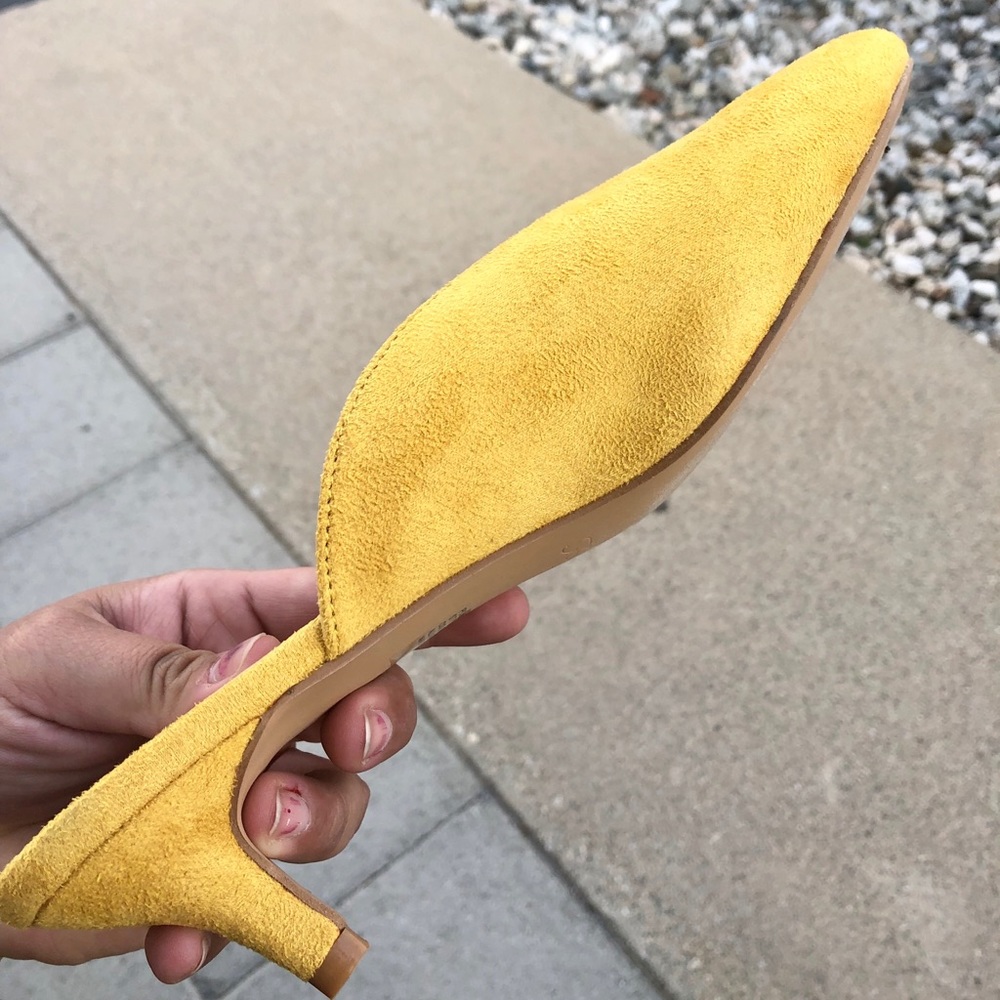 Mustard Yellow Mules - Picture 4 of 6